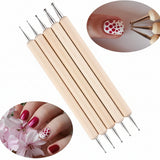 5 Pc 2 Sided Embossing Tool & Nail Art Tool 25029