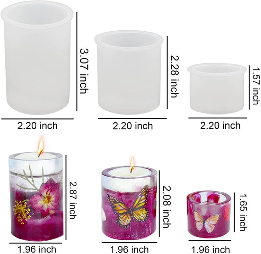 SMALL  PILLAR T LIGHT CANDLE DIWALI  MOULD/ MOLD