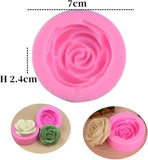 3D  ROSE  CANDLE  MOLD
