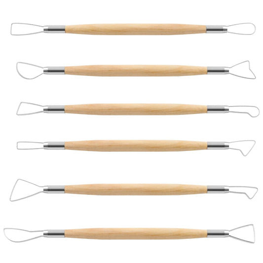 6 Pc 2 Side Wire Clay Sculpting Tool 25026