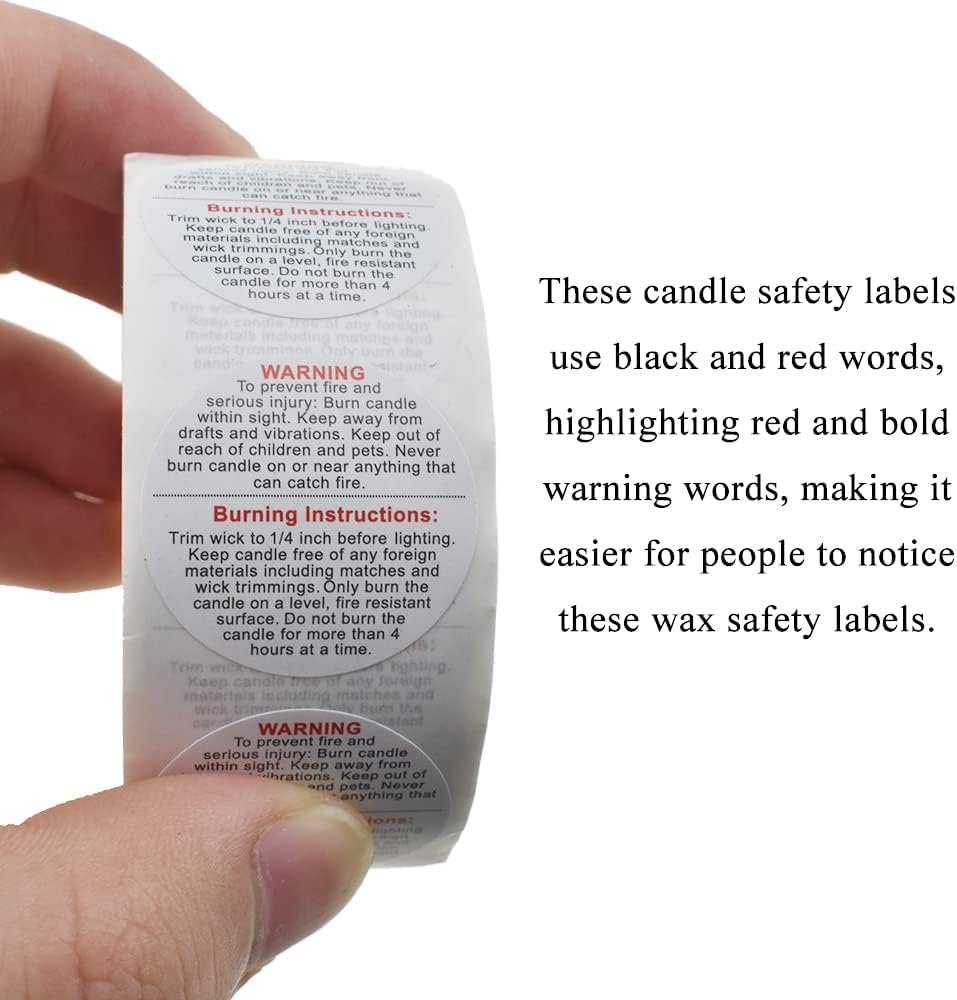CANDLE INSTRUCTION TAPE