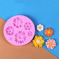 HBR1419 FLOWER PINK MOLD 5 CAVITY