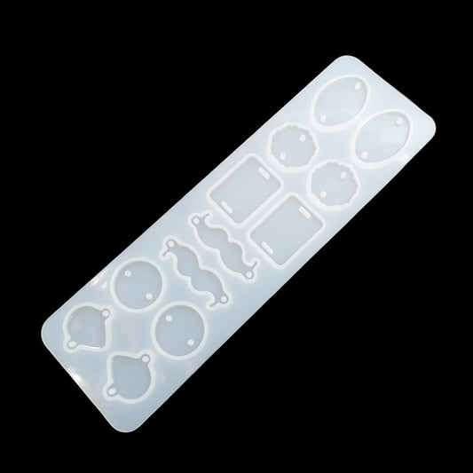 12 CAVITY RAKHI & BRACELET JEWELLERY MOULD (MOUSTACHE)