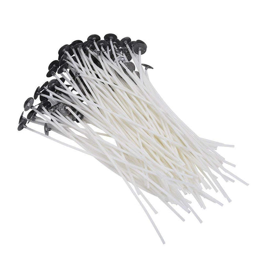 5" INCH WHITE COATED CANDLE WICK