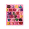 hbr3826  pink abcd and  jewellery  mould