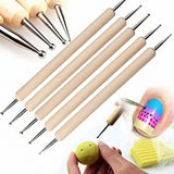 5 Pc 2 Sided Embossing Tool & Nail Art Tool 25029