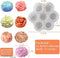 HBR366  7 CAVITY  FLOWER MOULD