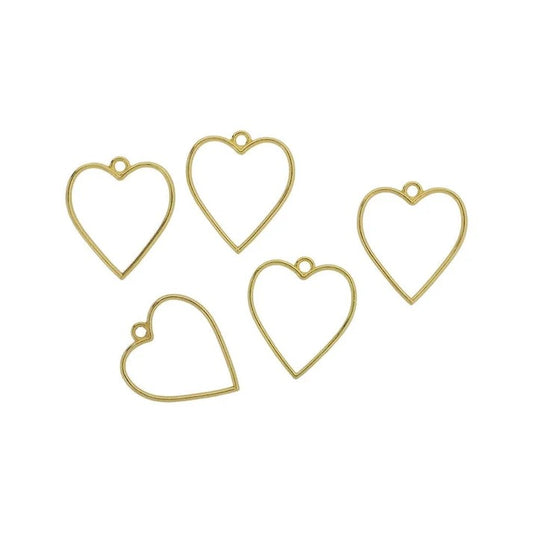 HEART  BEZEL  GLD  ND  SILVER
