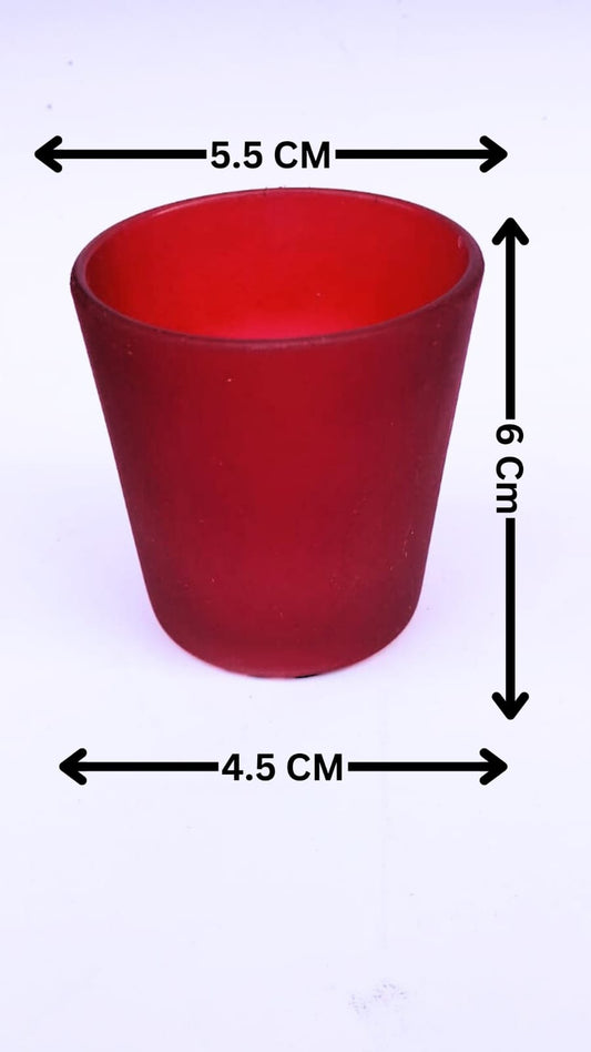 RED CANDLE JAR