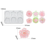 SM0888 FLOWERAL  KEY  CHAIN MOULD/MOLD
