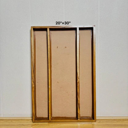 TEAK WOOD FRAME  20X30 INCH  (  MDF  BASE  )