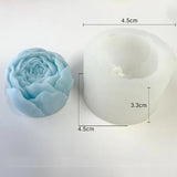 3D Bud Flower Handmade Mould HBR3883