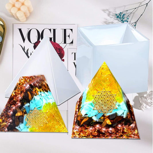 2"  AND  2.5"  AND  3"  PYRAMID  SET  OF  3PC  MOULD/MOLD