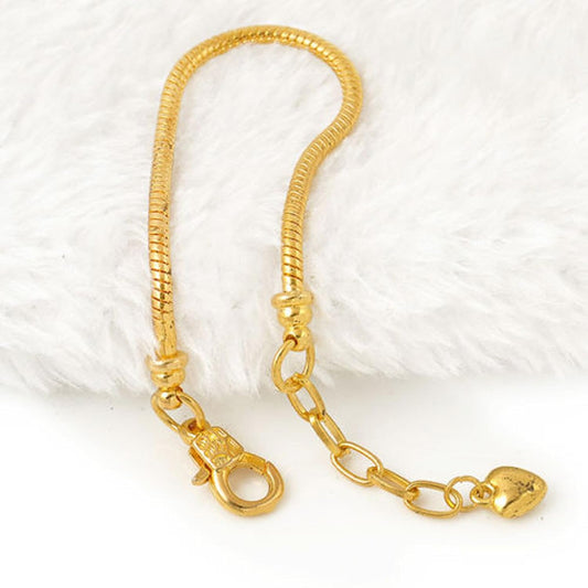 PREMIUM SNAKE  BRACELET  CHAIN   FOR  RAKHI  AND  BANDS ( ONLY  CHAIN )6.5" / 17CM