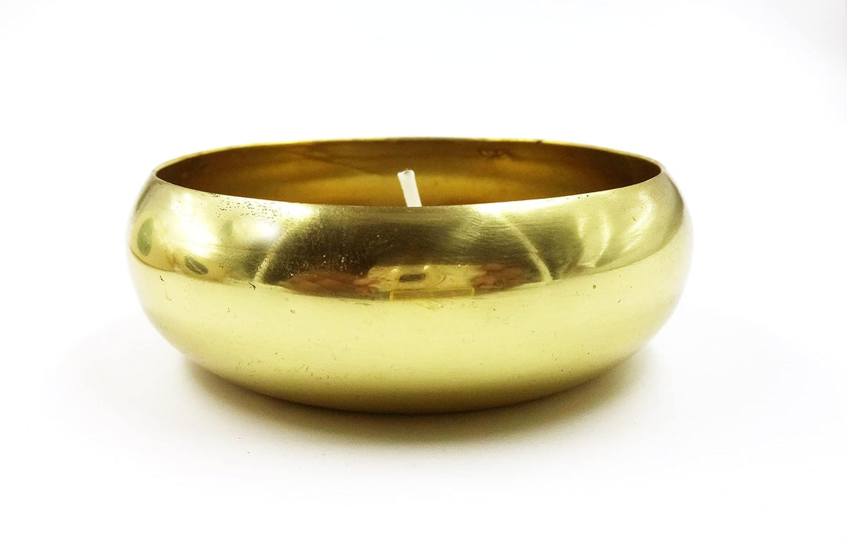 METAL ROUND URLI  FOR  CANDLE MAKING( DEPTH  = 40MM  TO  50MM