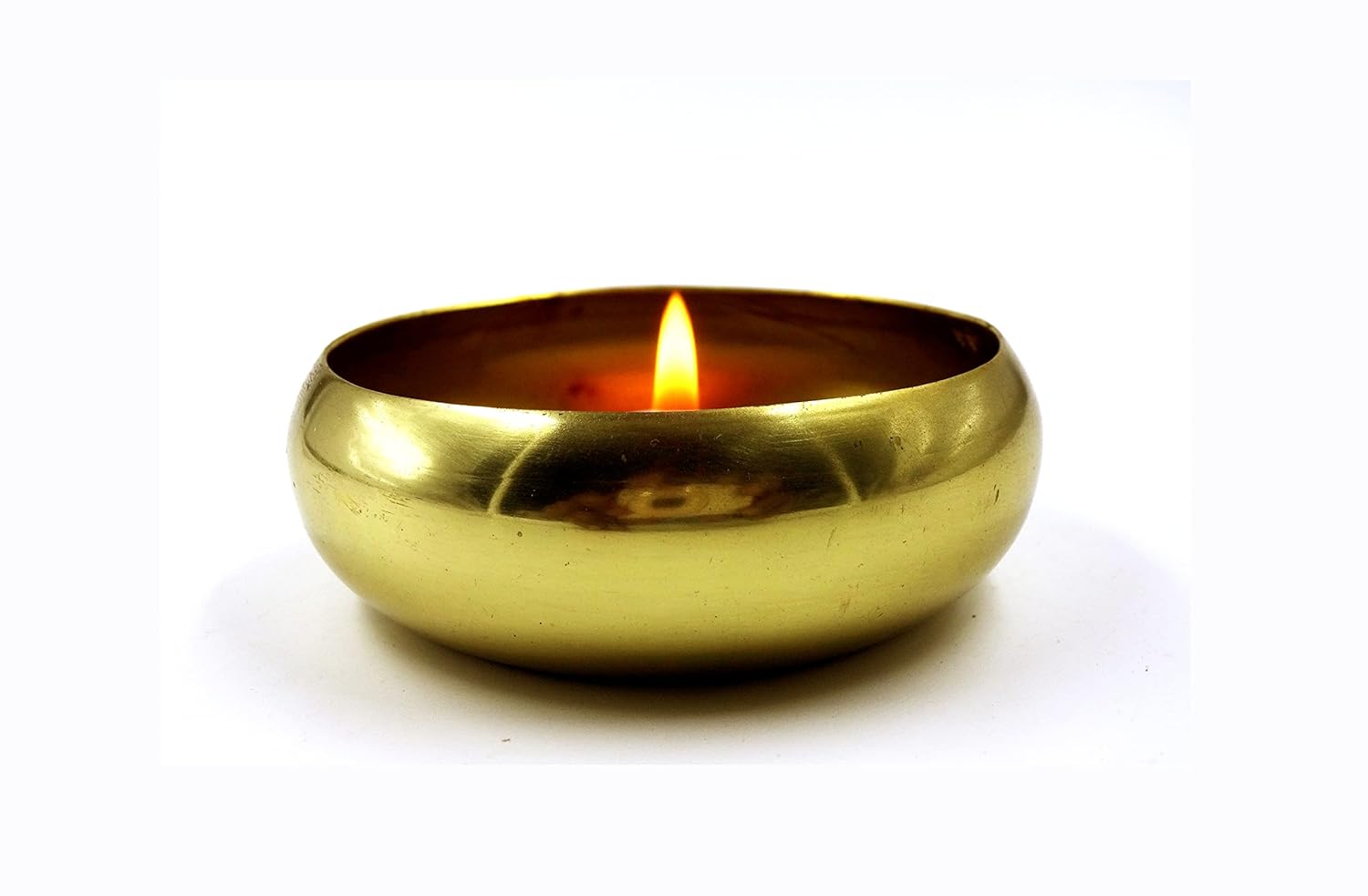 METAL ROUND URLI  FOR  CANDLE MAKING( DEPTH  = 40MM  TO  50MM