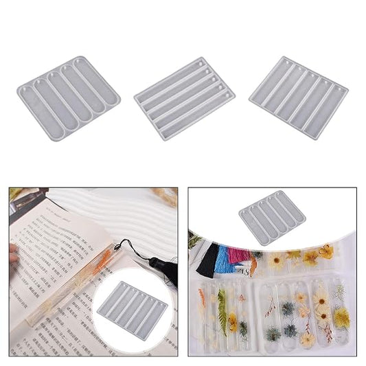 5 PC  OVAL BOOK  MARK  MOULD