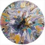 Golden Acrylic Roman Numbers | Numerals/Digits for Clock Making in Resin Art, MDF Craft, Decoupage Craft, DIY Craft As a Clock Accessory