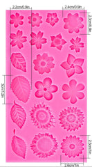 HBR3837   MULTI  CAVITY  FLOWER MOULD