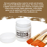 ACRYLIC GESSO WHITE  BOTTLE