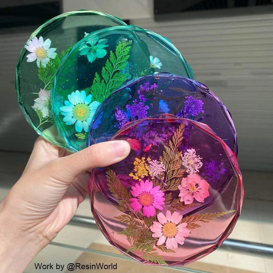 5" Diamond Cut Round Frame Moulds