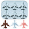 6726B  6 cavity airplain mold