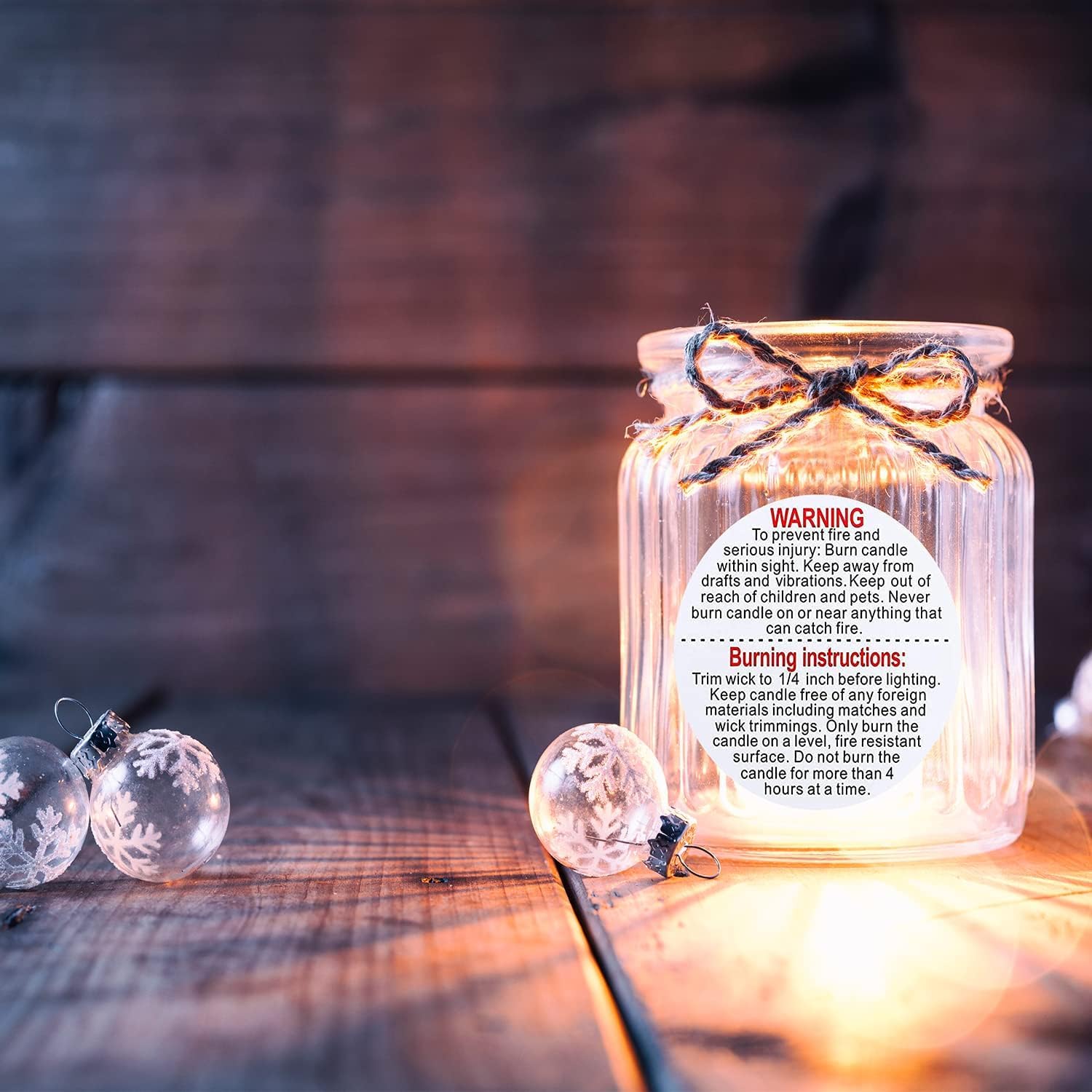 CANDLE INSTRUCTION TAPE