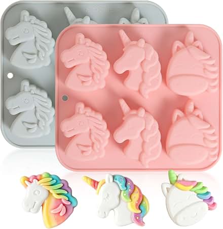 6727D 6 cavity unicorn mold