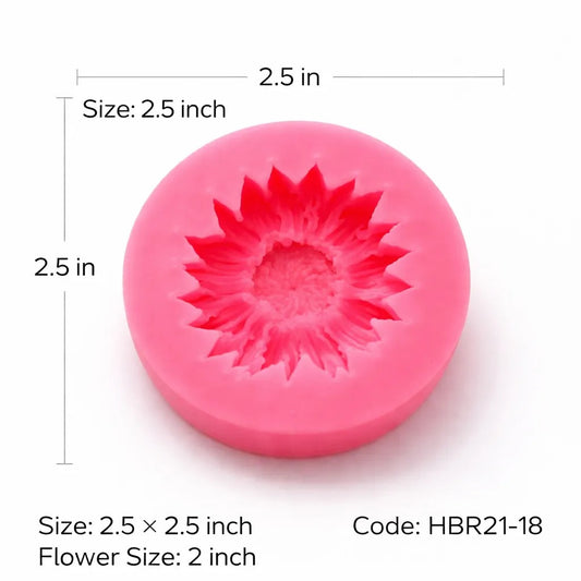 HBR2118 PINK SUN FLOWER  MOULD