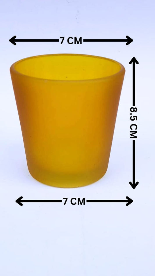 BIG YELLOW CANDLE JAR