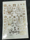 A5 subh dipawali embossed sticker sheet