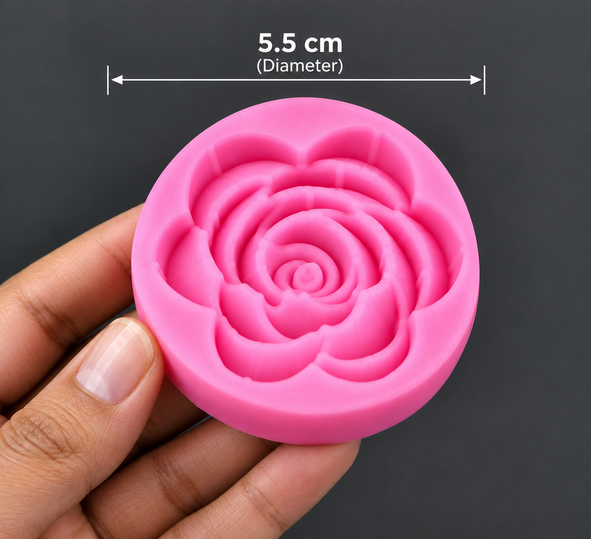 Pink 3D Flower Mould Hbr3902