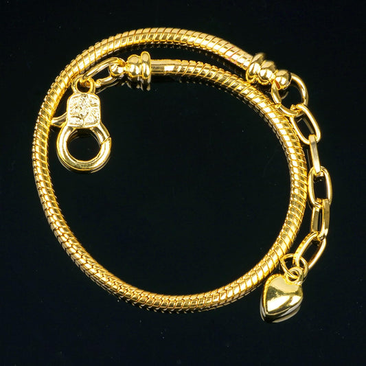 PREMIUM SNAKE  BRACELET  CHAIN   FOR  RAKHI  AND  BANDS ( ONLY  CHAIN )6.5" / 17CM