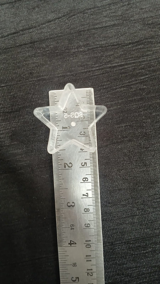 Polycarbonate T-Light SMALL STAR Cups - (20pc )