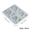 4  cavity  heart  mould/mold  for  small  photo  frame