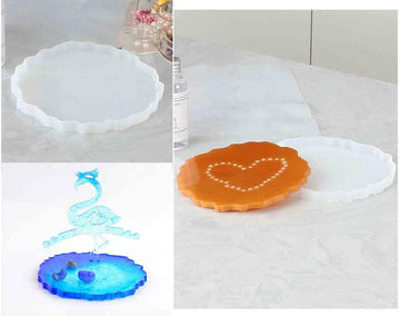 5" AGATE ROUND COASTER MOULD