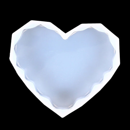 3"  diamond heart silicon mould