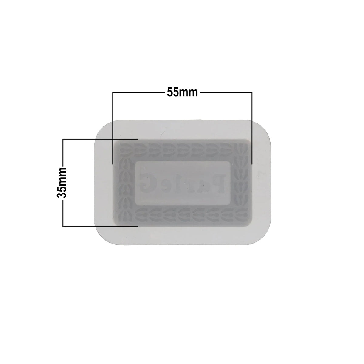 PARLE - G  BISCUIT CANDLE  MOLD 1 CAVITY