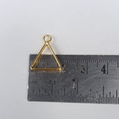 SMALL  TRIANGLE  BEZEL  FOR   RESIN PENDANT