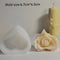 Heart Shape Rose Flower Soap & Candle Handmade Mould (hm0125)