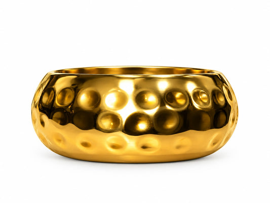 METAL ROUND URLI  FOR  CANDLE MAKING( DEPTH  = 40MM  TO  50MM