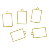 5 In 1 Gold  RECTAGLE  Bezel Set BZ195