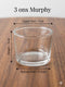 CANDLE 3 ONS MURPHY JAR  PACK  OF 6PC