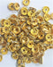 rakhi gold spacer  beads  pack of 100pc