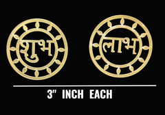 ROUND ACRYLIC  SHUBH LABH  IN ACRYLIC