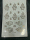 A5 mix size gayatri mantra sheet embossed
