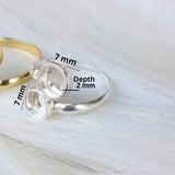 DOUBLE CIRCLE RING BAZEL