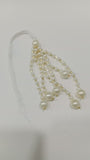 WHITE  BEADS BIG   LATKAN  FOR RAKHI AND DECORATION