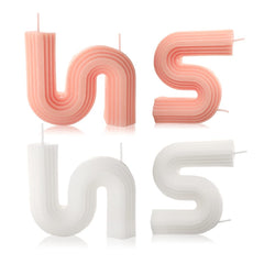 S  SHAPE  CANDLE MOULD