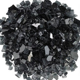BLACK  FIRE  PIT GLASS STONE